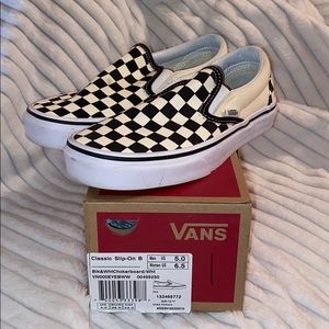 Classic Slip-On Checkerboard Vans
